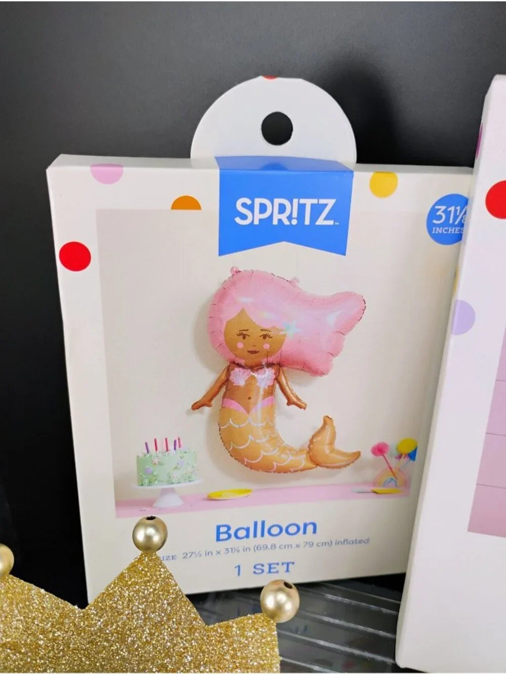 Mermaid-Themed Party Supplies By Spritz Including Decorations & Favors
